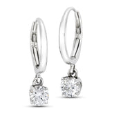 Diamond Dangle Earrings